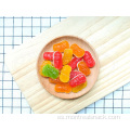 Muñeco de nieve gumi gummy vitamina fruta de fruta gelatina
